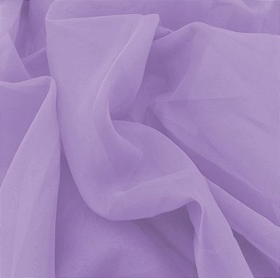 Tecido Voil Lilas Liso