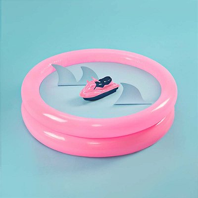 Piscina Inflável Bebê Infantil Rosa 28l Mor Com Adesivo Reparo - 1780