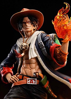 [ESTOQUE] ONE PIECE - HYENA STUDIO - PORTGAS D ACE - RESINA