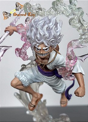 [ESTOQUE] ONE PIECE P.O.P SCALE GEAR 5 LUFFY - NIKA - HM & T-REX STUDIO (LEIA A DESCRIÇÃO)