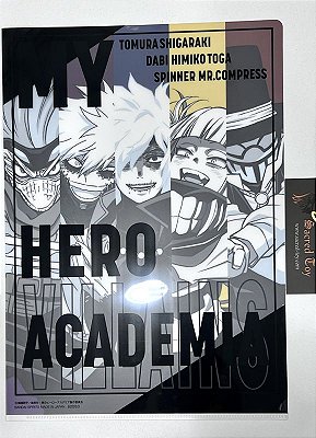 [ESTOQUE] PASTA ORIGINAL ICHIBAN KUJI - VILÕES - MY HERO ACADEMIA