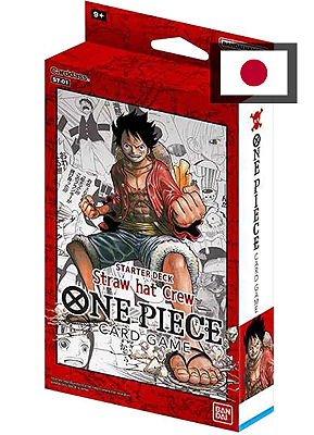 [ESTOQUE] STARTER DECK ONE PIECE TCG LUFFY STRAW HAT CREW ST-01 (VERSÃO JAPONESA)