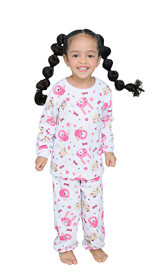 Ref. 21035 Pijama em moletinho Flanelado