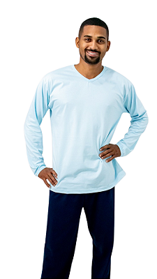 Ref. 10225 Pijama Masculino longo em malha