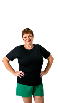 Ref. S102 Camiseta Básica Preta Feminina