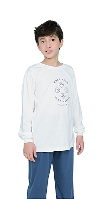 Ref. 1147 Pijama juvenil longo m/malha