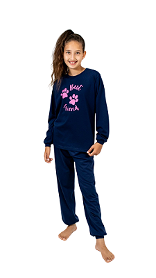 Ref. 1152 Pijama juvenil longo m/malha