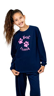 Ref. 1152 Pijama juvenil longo m/malha