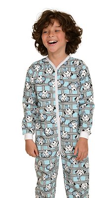 Ref. 23013 Macacão em moletinho flanelado