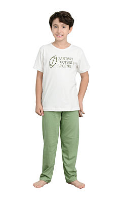 Ref. 10918 Pijama juvenil calça com camiseta