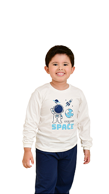 Ref. 1140 Pijama infantil em malha longo