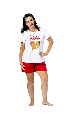 Ref. 6064 Pijama Feminino curto