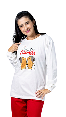 Ref. 10222 Pijama feminino longo