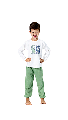 Ref. 1146 Pijama infantil longo em malha