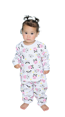 Ref. 2102 Pijama em moletinho Flanelado