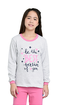 Ref. 223 Pijama em moletinho flanelado