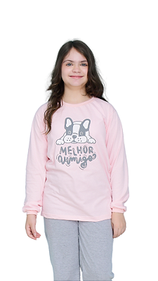 Ref. 1150 Pijama Juvenil longo m/malha