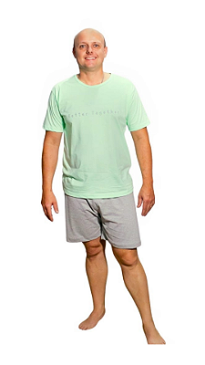 Ref. 6082 Pijama masculino curto em malha