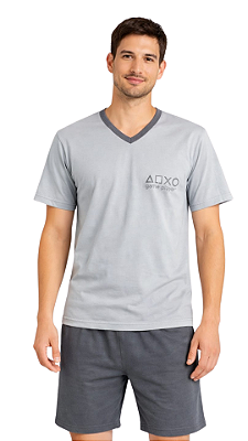 Ref. 6088 Pijama masculino curto em malha