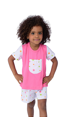Ref. 1832 Pijama com boneca artesanal