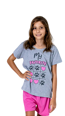 Ref. 10932 Pijama juvenil curto