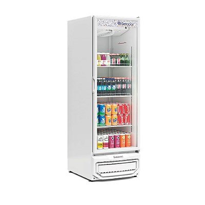 Refrigerador Vertical GRV-57 BR Porta De Vidro 578L 220V - Gelopar