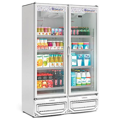 Refrigerador Vertical Conveniência 2 Portas - GCVR-950BR - GELOPAR