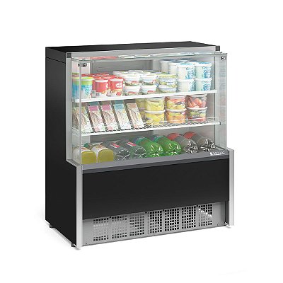 Balcão Para Lanchonete Refrigerado 1 Placa Fria Linha Aurora GPSA 110R PR - Gelopar