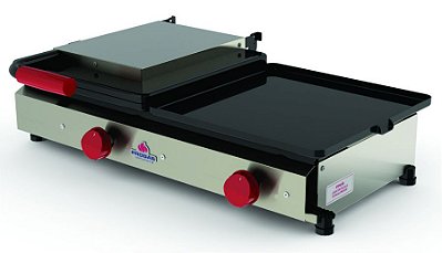 Chapa para Lanches com estrutura em Aço Inox PR-700 GN Style