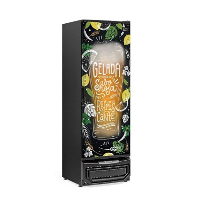 Cervejeira 445 Litros Porta Sólida GCB 50 PR - GELOPAR
