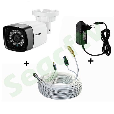Kit Câmera (ligue Direto Na Tv) TWG 2mp + Cabo + Fonte