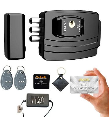 Fechadura Eletrônica Ultra Card 3 Pinos Agl