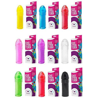 Capa Peniana Silicone Exxxtender Colors 15cm Soulsex