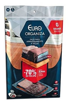 Saco Organizador A Vacuo Grande 90 X 55 Cm Euro Home