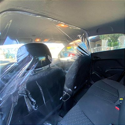Protetor Cortina Contra Virus P/ Carros Uber Taxi 99