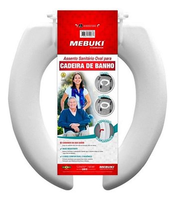 Assento Sanitário Para Cadeira De Banho Aberto