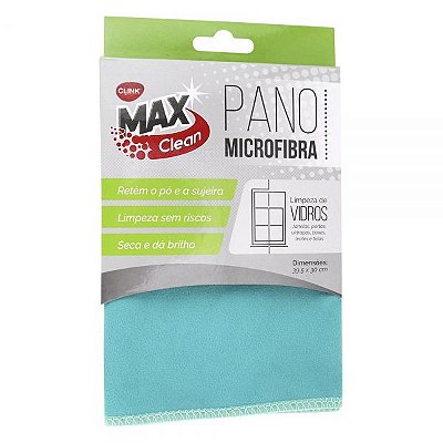 Panos Microfibra Max Clean Limpeza Vidro Moveis Anti Risco