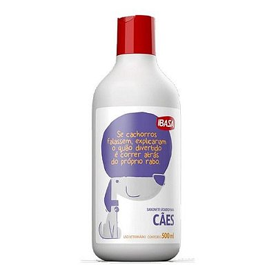 Shampoo Sabonete Líquido Cães pet 500ml profissional ibasa