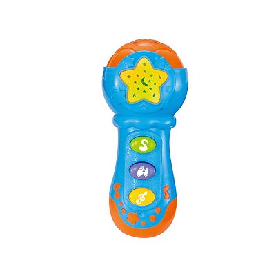 Microfone Infantil Brinquedo Musical Som Luz Multilaser