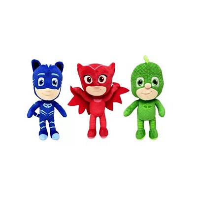 Boneco Pelúcia Pj Masks Antialérgico Corujita 45CM Multkids