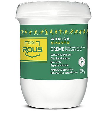 CREME MASSAGEM  ARNICA SPORTS 650G - D AGUA NATURAL