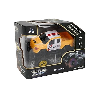 Carrinho Controle Remoto Racing Control Tracker Multilaser