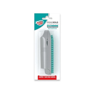 Mini Rolo Adesivo Lavável Para Remover Pelos Flash Limp