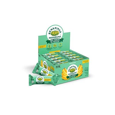 Balas de Banana 40Un Sem Açúcar Bananinha Paraibuna