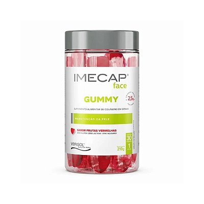 Suplemento Alimentar Colágeno Gummy Frutas Vermelhas Imecap