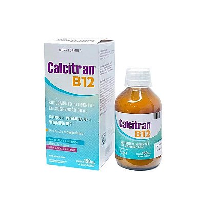Calcitran B12 Solução Oral Sabor Cereja 150ml FQM
