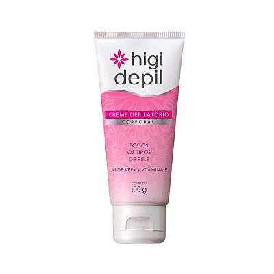 Creme Depilatório P/ Corpo Aloe Vera e Vitamina E Higi Depil