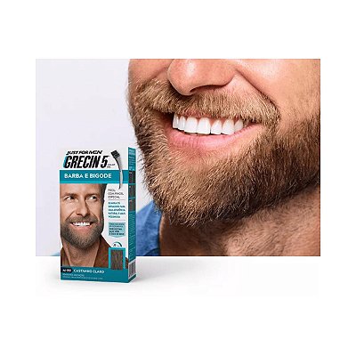 Tintura grecin 5 Barba e Bigode M-80 Castanho Claro