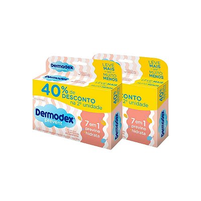 Kit 4 Creme Prevenção De Assaduras Dermodex Prevent - 60G