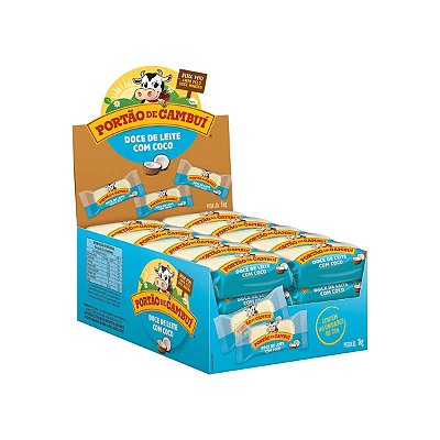 Doce Leite coco DP 1kg 40 unidades de 25g Portão De Cambuí